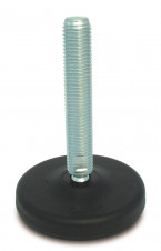 Výkyvná skrutka – Nastaviteľné nohy Ø 123, nízky profil, 30° výkyvná skrutka, ocel