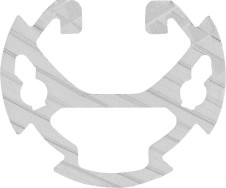 Zasouvací spojky – Profilové trubky z hliníku Ø30, drážka 8 typ I