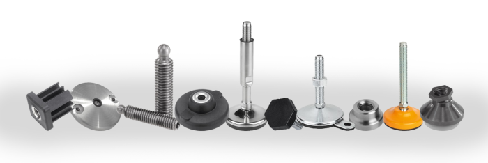 Martin - Adjustable feet, stainless steel components