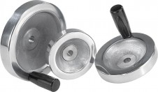 Kola a kliky pro ruční ovládání – Diskovitá ovládací kola z hliníku