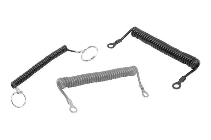 Pojistný spirálový kabel