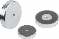 Surové magnety – Magnety s vnútorným závitom (ploché magnety) z tvrdého feritu Surové magnety – Magnety s vnútorným závitom (ploché magnety) z tvrdého feritu