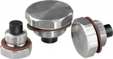 šroubovací uzávěry – Olejové zátky s magnetem, hliníkové