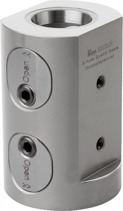 Základný modul UNI lock, s 5 osami, dvojité upnutie, veľkosť systému 50 mm