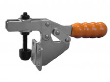 Úhlová patka – Horizontální rychloupínač s úhlovou patkou a nastavitelným přítlačným šroubem H100/3B