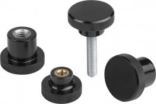 Úchytky a gombíky &ndash; Ryhované ovládacie gombíky