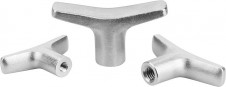 Úchytky a gombíky &ndash; Úchytky v tvare T z nerezovej ocele