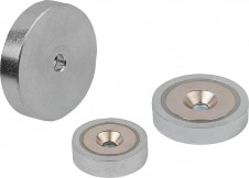 Magnety – Magnety se zahloubeným otvorem (ploché magnety) z NdFeB Magnety – Magnety se zahloubeným otvorem (ploché magnety) z NdFeB