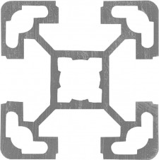Hliníkové profily – Hliníkové profily 40×40, ľahké typ B
