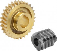 Kužeľové súkolesie so špirálovitým ozubením – Sady šnekových kolies, pravochodých rozstup osí 53 mm Kužeľové súkolesie so špirálovitým ozubením – Sady šnekových kolies, pravochodých rozstup osí 53 mm