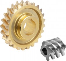 Kužeľové súkolesie so špirálovitým ozubením – Sady šnekových kolies, pravochodých rozstup osí 63 mm Kužeľové súkolesie so špirálovitým ozubením – Sady šnekových kolies, pravochodých rozstup osí 63 mm