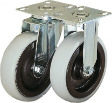Pojezdové kolesá a kolieska – Otočné a pevné pojazdové kolieska z oceľového plechu ťažké prevedenie