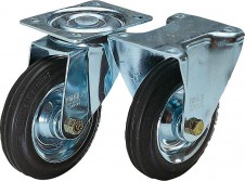 Pojezdové kolesá a kolieska – Otočné a pevné pojazdové kolieska z oceľového plechu štandardné prevedenie