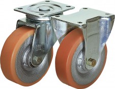 Pojezdové kolesá a kolieska – Otočé a pevné pojazdové kolieska z oceľového plechu ťažké prevedenie