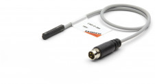Magnetické snímače polohy – Magnetic proximity switches, male M8 3-pin conn., D-slot, right