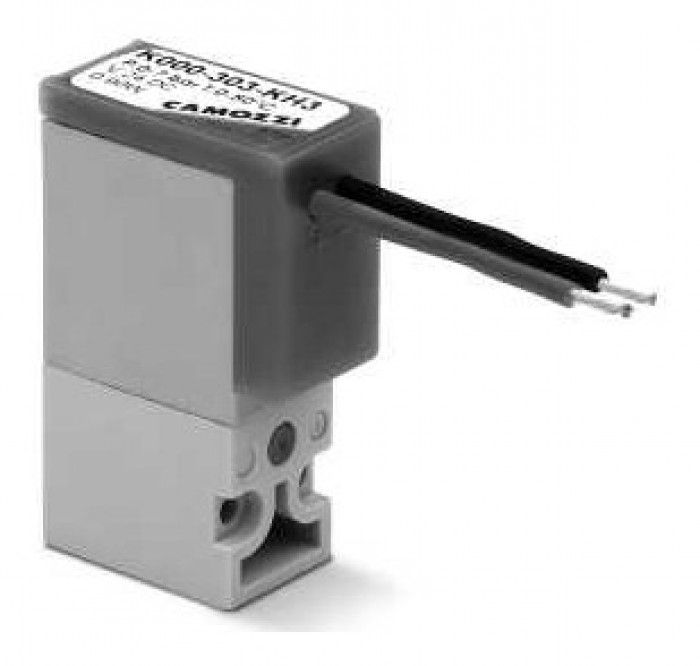 3/2-way NC solenoid valve with cable 300 mm