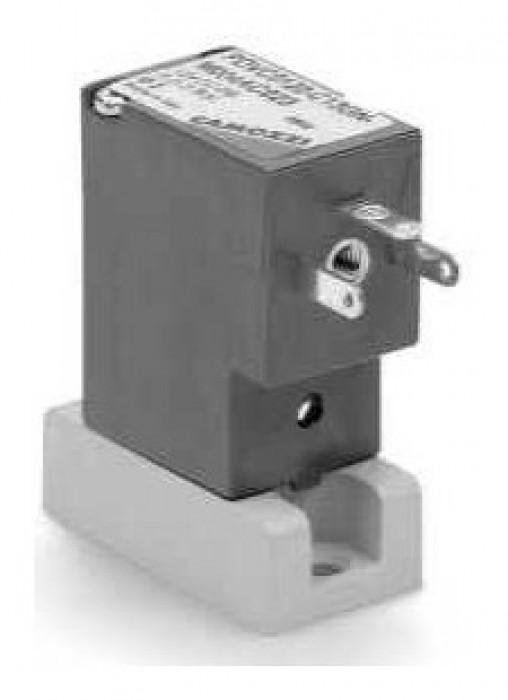 2/2 NC solenoid valve, industrial standard (9.4 mm)