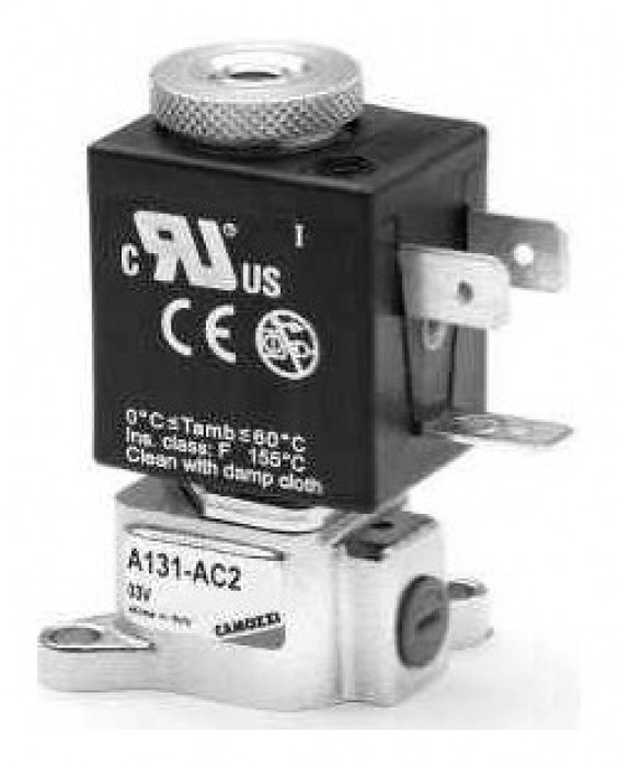 3/2-way solenoid valve Mod. A131 with swivel interface
