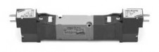 Camozzi - ventily a solenoidové ventily Série EN – Electro-pneumatic valve, sol. P / W, outlets on sub-base – size 19