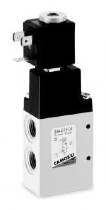 3/2-way solenoid valve, G1/4, monostable - Mod. 334... Mod 344...