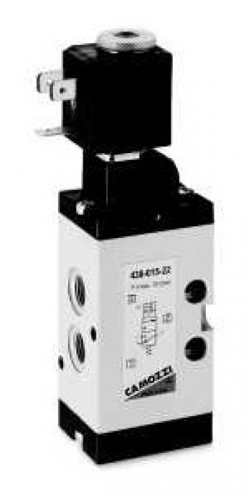 3/2-way solenoid valve G1/8, monostable - Mod. 438... and 448...