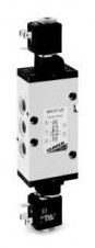 Camozzi - ventily a solenoidové ventily Série 4 – 5/2-way solenoid valve, G1/4, bistable – Mod. 454–011…