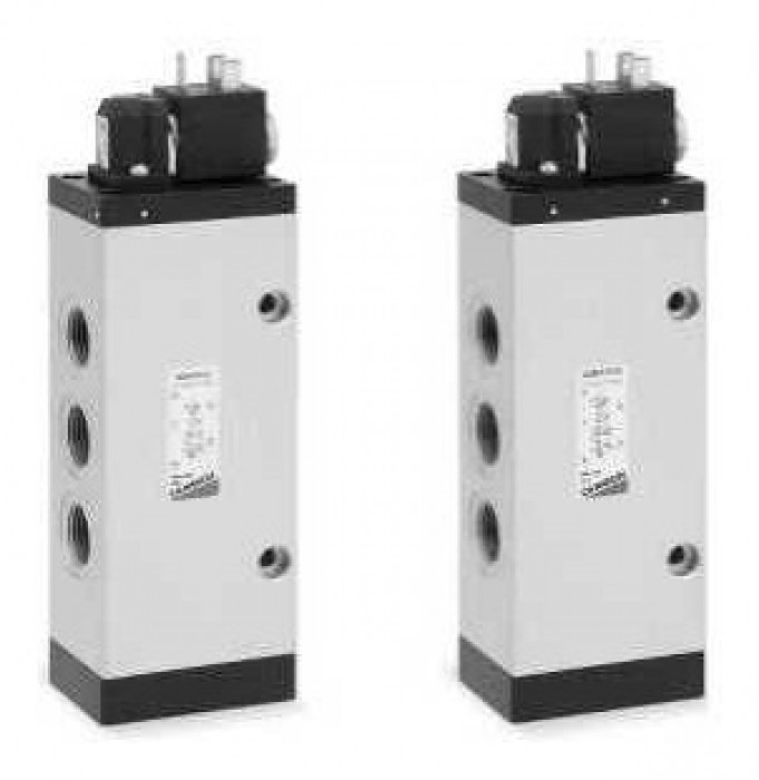 5/2-way solenoid valve, G1/2, monostable - Mod. 452N-...