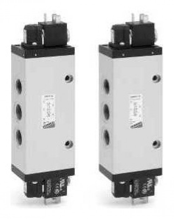 5/2-way solenoid valve, G1/2, bistable - Mod. 452N-...