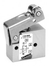 Camozzi - mechanicky ovládané mini-ventily Série 2 – Minivalves with lever/roller