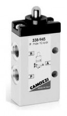 Camozzi - mechanicky ovládané ventily Série 1 a 3 – Valve Mod. 338–945