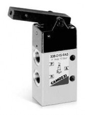 Camozzi - Mechanicky ovládané senzor ventily Série 3 a 4 – Valve Mod. 338-D15–9A5