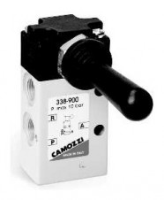 Camozzi - manuálně ovládané ventily Série 1,3,4 a VMS – Valves Mod. 338–90…