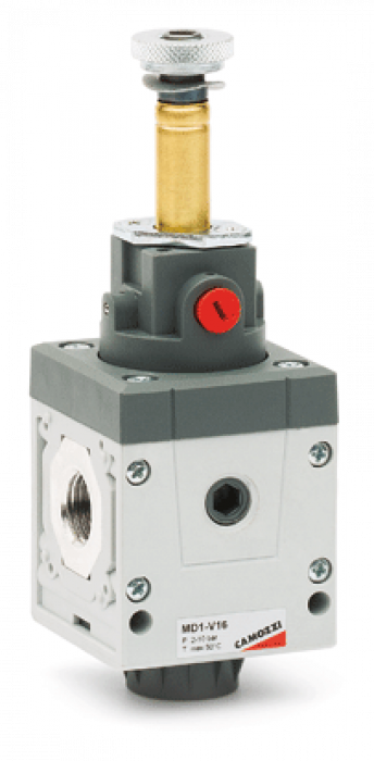 Electro-pneumatically operated valves - dimensions