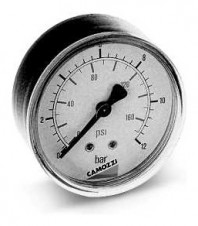 Manometry M043 - M053 - M063 – Pressure gauges with rear connection