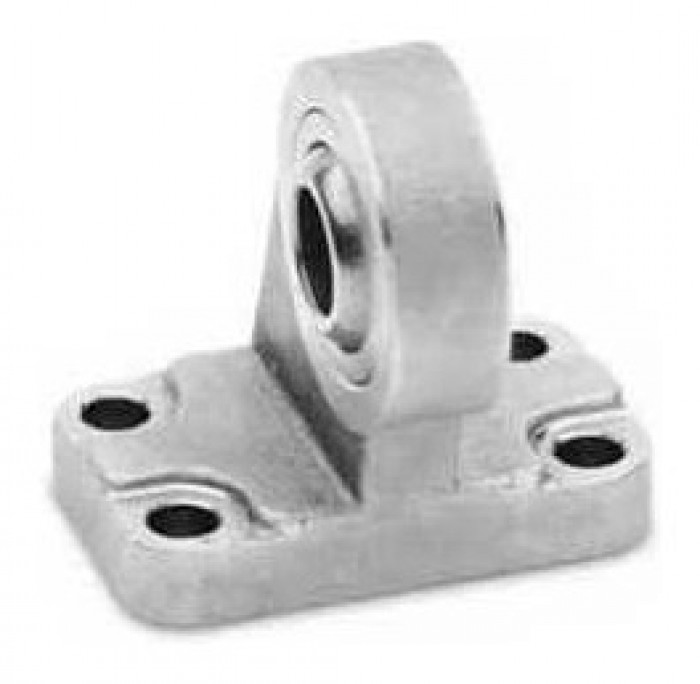 90° male trunnion bracket with swivel ball joint Mod. ZCR