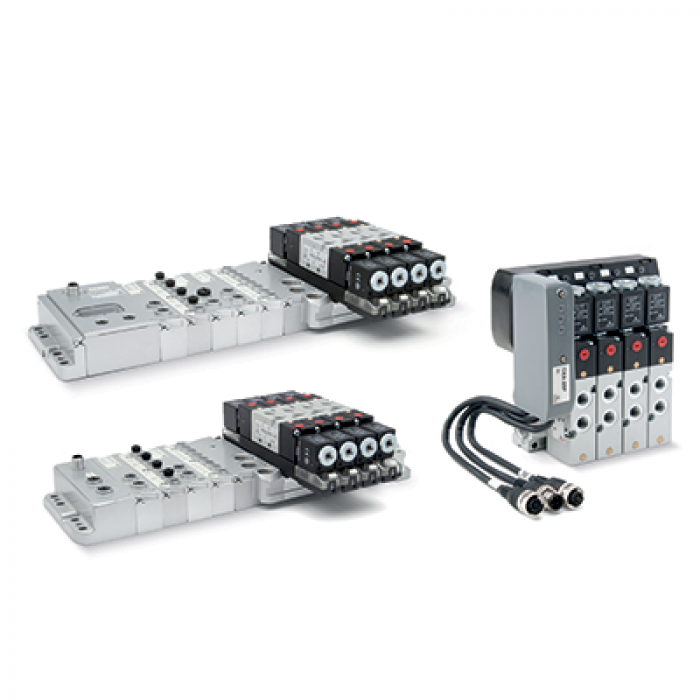 Série 3 Plug-In valve islands, Multipole and Fieldbus