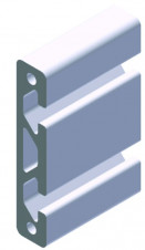 Hliníkové profily rady 16 s drážkami – Aluprofil 16×80