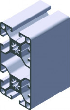 Hliníkové profily 40x40 - ľahké prevedenie – Aluprofil 40×80 L-2N