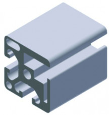 Hliníkové upevňovacie profily veľkosť 40 – Alu-Klemmprofil 40×40 KL