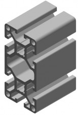 Hliníkové profily rady 40 so stredovou dierou 10 – Aluprofil 40×80 N-10K