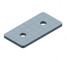 Spojovacie pláty a dosky pre hliníkové profily – Spojovací plát 40×80×4