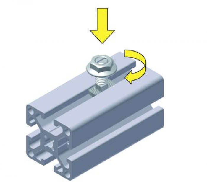 Skrutka T-hlava M8x30 -10-nerez