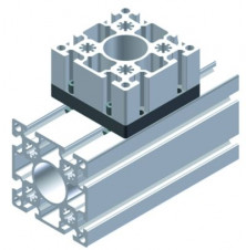 Spojovací desky do hliníkových profilů  – spojovaci plat 100×100-AA