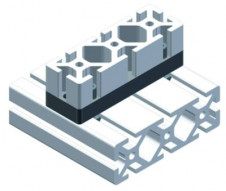 Spojovacie dosky do hliníkových profilov  – spojovaci plat 40×120-AA