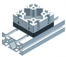 Spojovací desky do hliníkových profilů  – spojovaci plat 80×80-AA