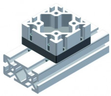 Spojovací desky do hliníkových profilů  – spojovaci plat 80×80-BB