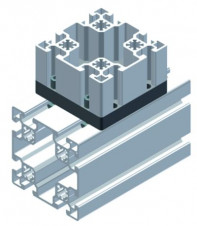 Spojovací desky do hliníkových profilů  – spojovaci plat 90×90-AA