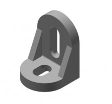 Úhelníky a Klouby pro hliníkové konstrukční profily – Úhelník 38×28×28 do drážky 8E