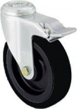 Příslušenství pro kolečka – Pojezdové kolečko Ø 80 mm, KOM s brzdou a nosností  60 kg