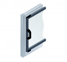 Lišty pre posuvné dvere – Upevnenie pre posuvné dvere 25×24,6×50 mm